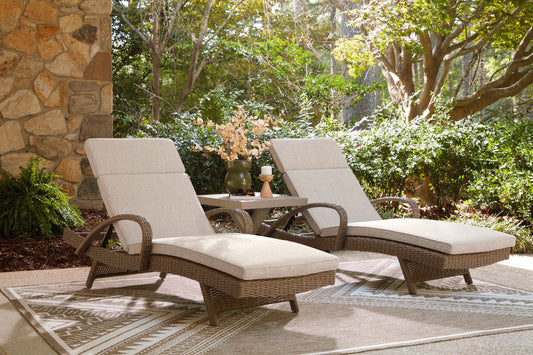 Revare Beach Chaise Lounge with Cushion - alternate view