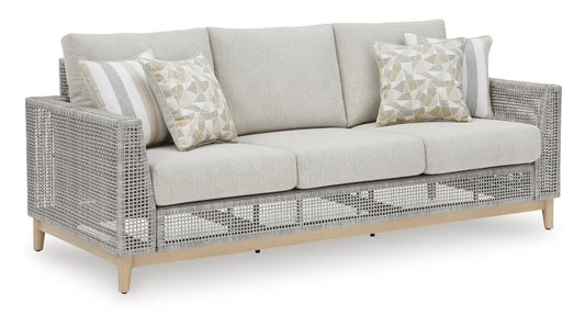 Ashley Seton Creek Outdoor Patio Sofa with Cushion - alternate view