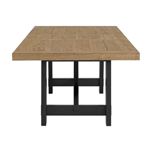 Ashland Trestle dining (1-18" leaf) - alternate view