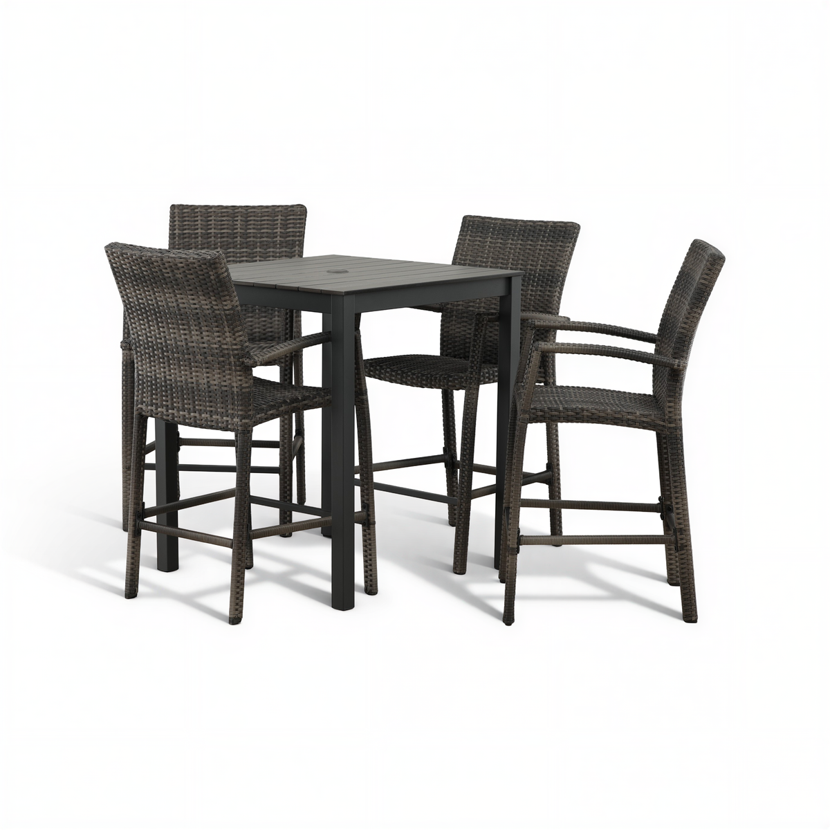 Chalfonte 5-Piece Outdoor Counter Patio Dining Set