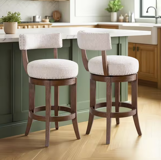 Mystic 26" Swivel Counter Height Barstool - Brown - alternate view