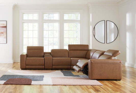 Rally-Up 6-Piece Power Reclining Sectional with Console - alternate view