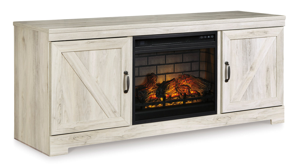 Bellaby 63" TV Stand with Electric Log Fireplace