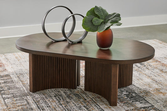 Korestone Oval Cocktail Table - alternate view