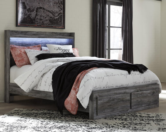 Baystorm Queen Panel Bed with 2 Storage Drawers - alternate view