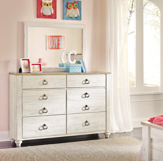 Willowton Dresser & Mirror - alternate view