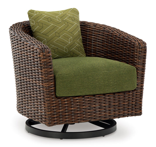 Ashley Horizon Hall Outdoor Patio Swivel Lounge Chair - alternate view