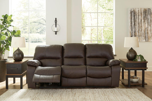 Leesworth Power Leather Reclining Sofa - alternate view