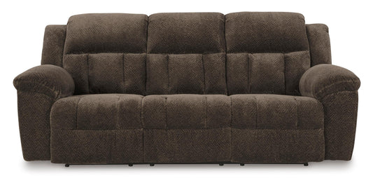 Frohn Reclining Sofa Chocolate - alternate view