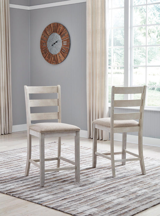 Skempton Counter Height Bar Stool with Back (Set of 2) - alternate view