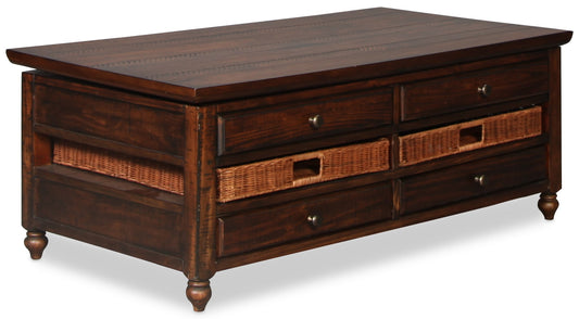 Cottage Lane Lift-Top Coffee Table - alternate view