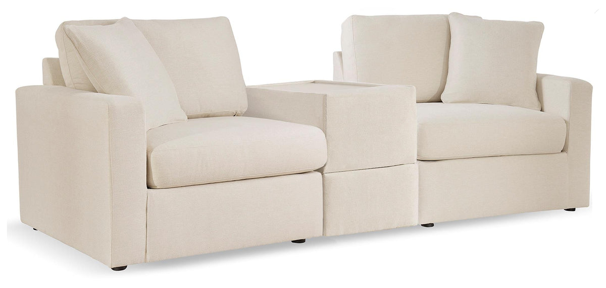 Modmax 3-Piece Loveseat with Console Oyster