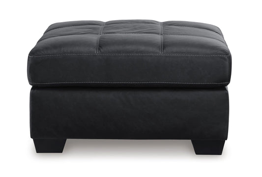 Barlin Mills Oversized Accent Ottoman Carbon
