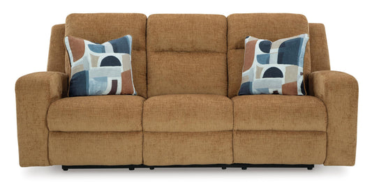 Kanlow Reclining Sofa Honey - alternate view