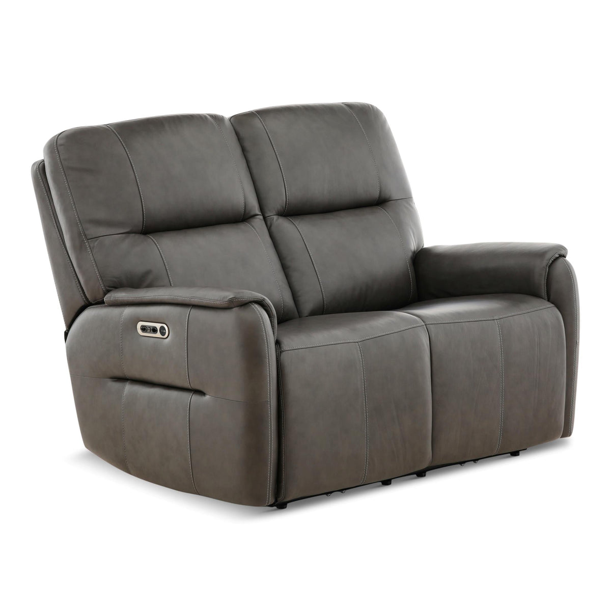 Flexsteel Walker Leather Power Reclining Loveseat