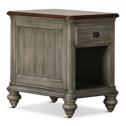 Flexsteel Farmhouse Chairside End Table