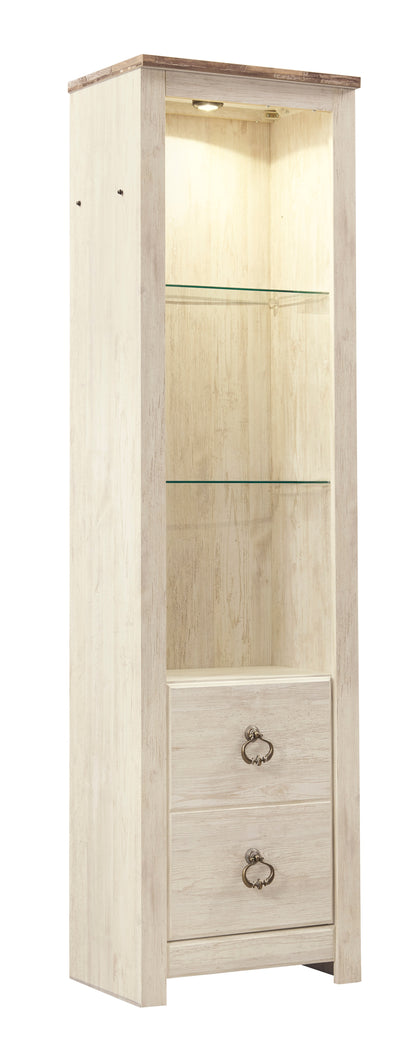 Willowton 2 Drawer Pier Whitewash