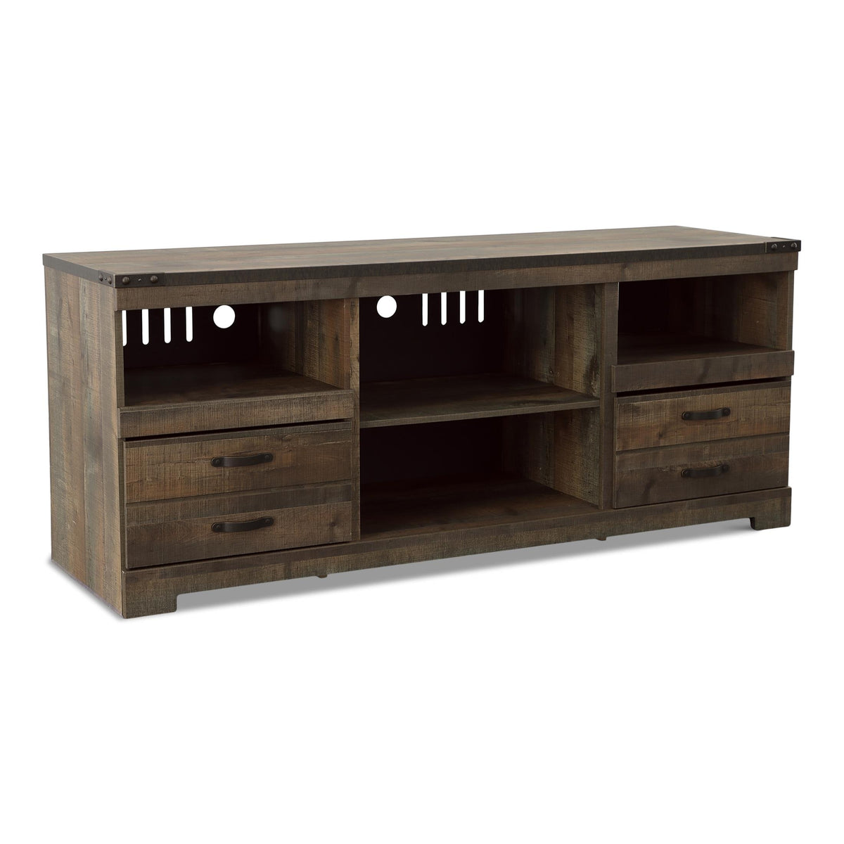 Trinell 63" TV Stand with Fireplace Option