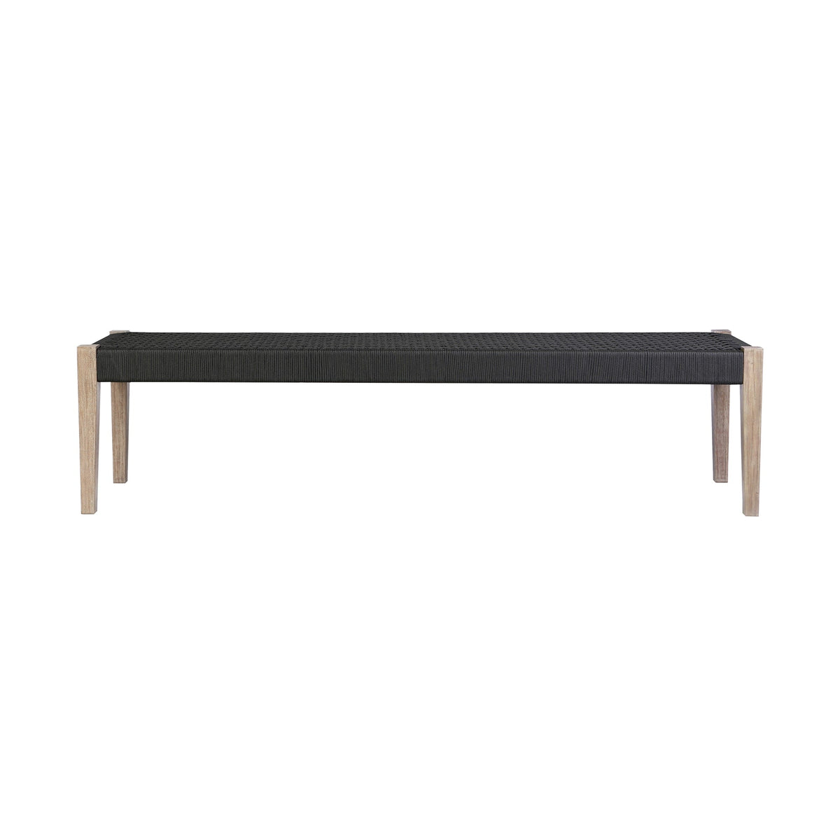 Camino Indoor Outdoor Dining Bench Black