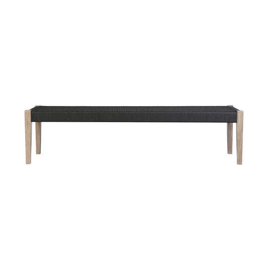 Camino Indoor Outdoor Dining Bench Black