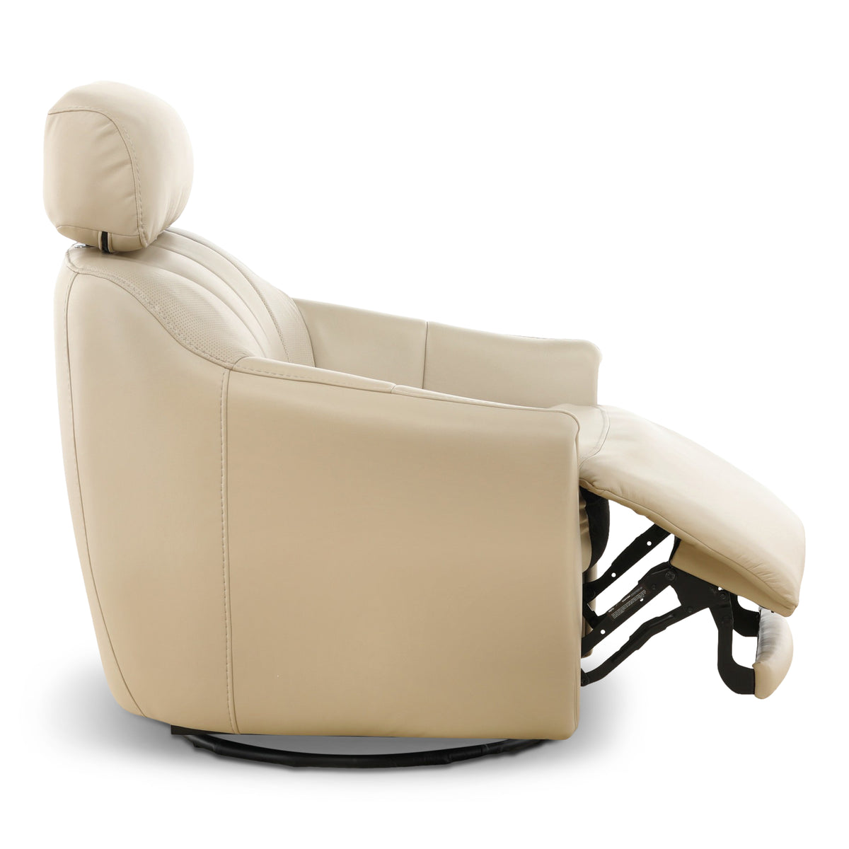 Warren Leather Swivel Power Recliner
