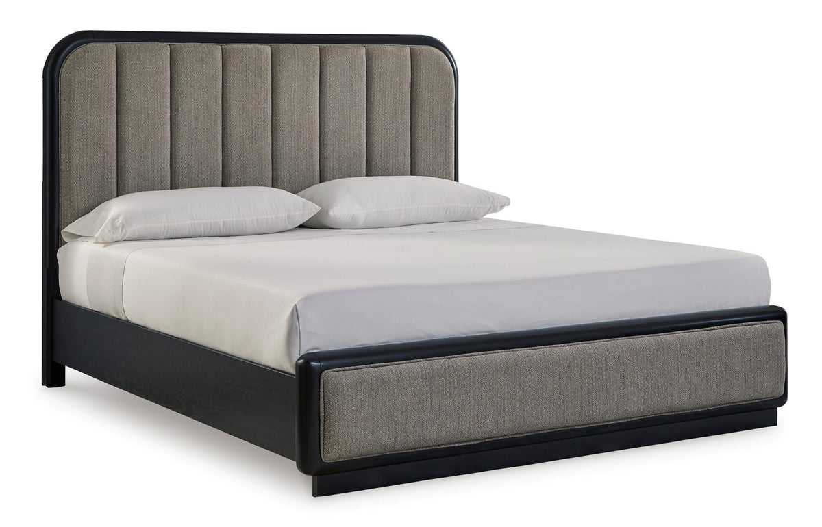 Rowanbeck Upholstered Panel Bed California King