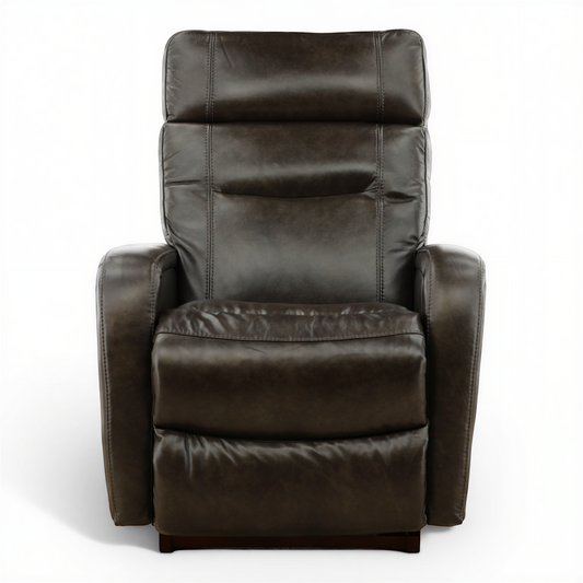 La-Z-Boy Baron Leather Power Rocker Recliner with Power Headrest