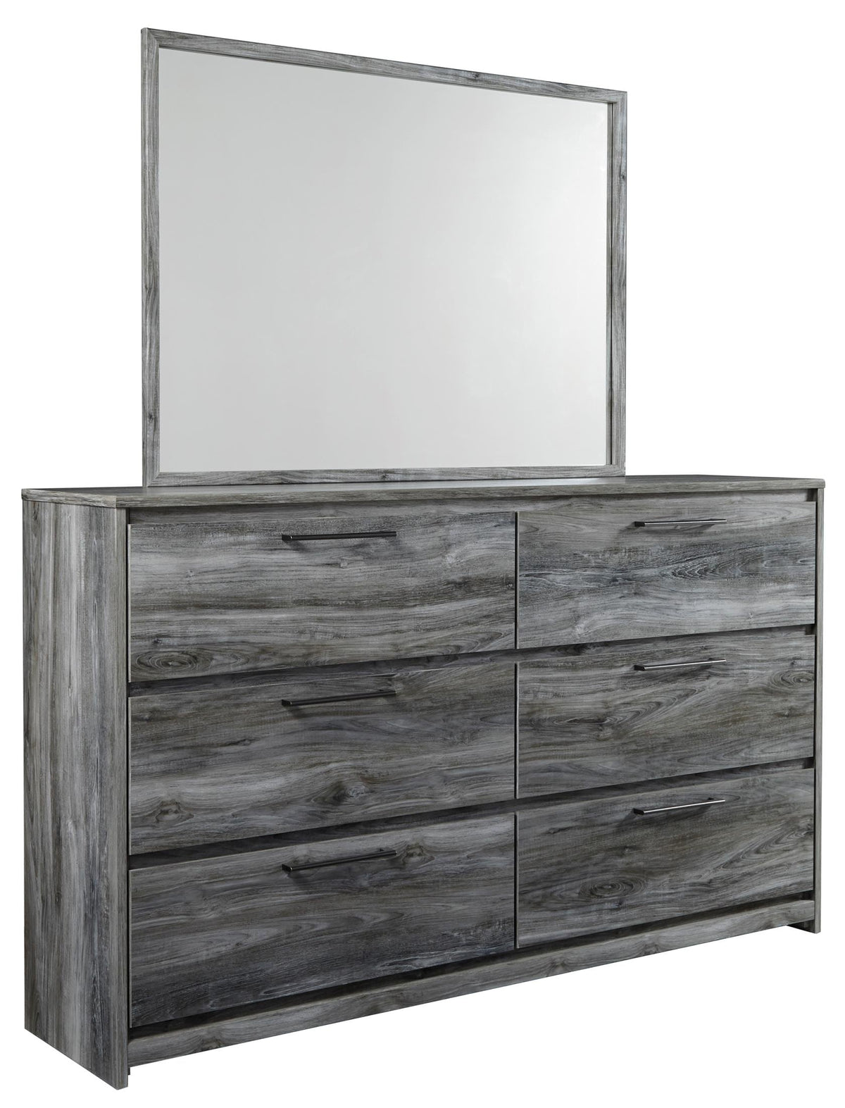 Baystorm Dresser And Mirror Gray