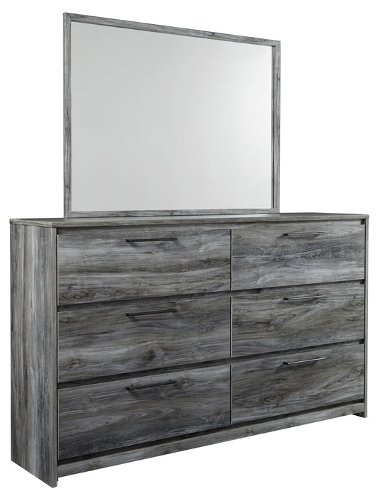 Baystorm Dresser And Mirror Gray