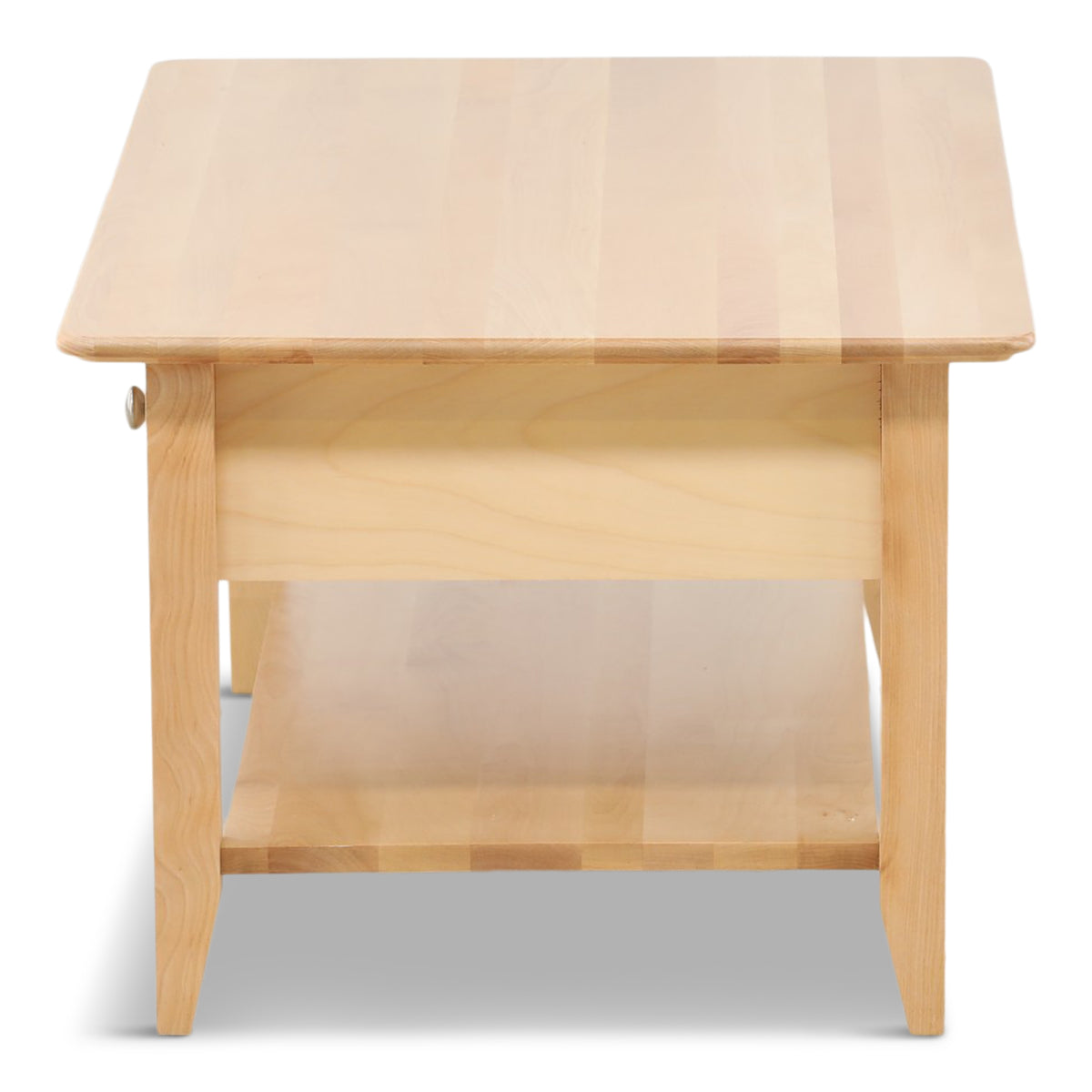 Stratford Cocktail Table with Drawer and Shelf