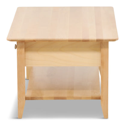 Stratford Cocktail Table with Drawer and Shelf