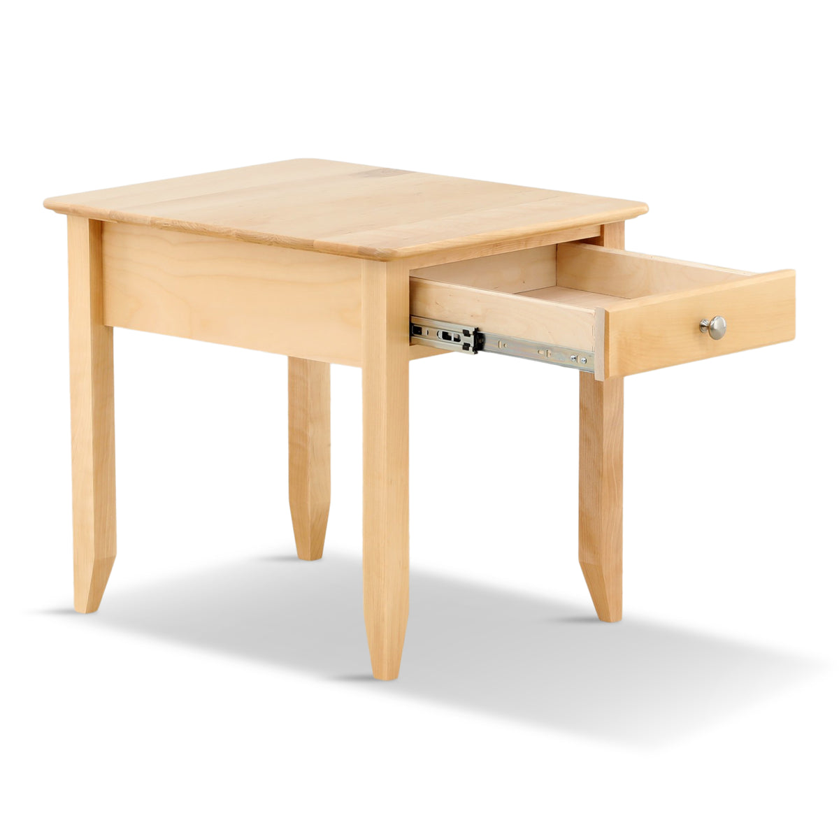Stratford End Table with Drawer and Shelf