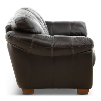 Camy Leather Loveseat