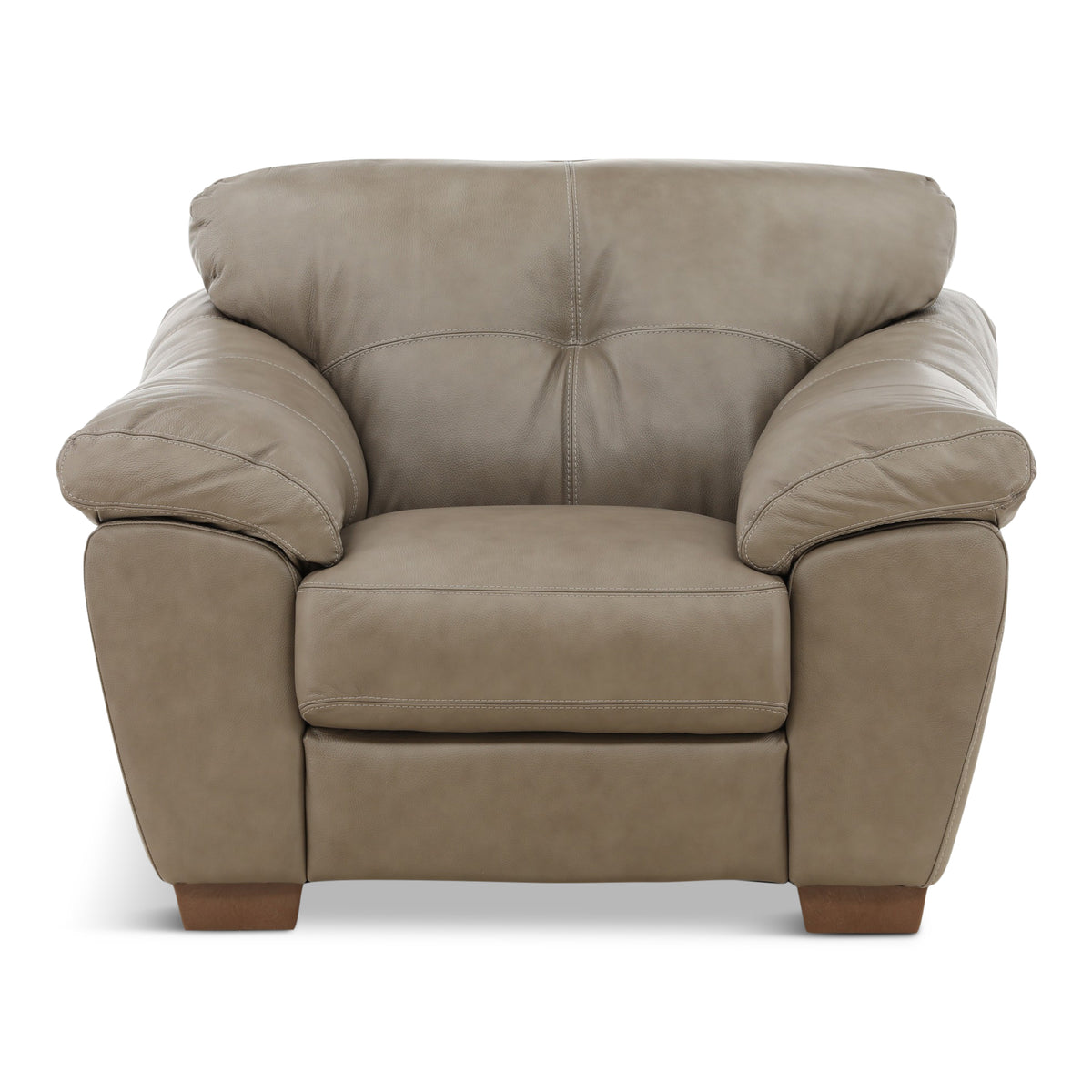 Camy Leather Chair Taupe