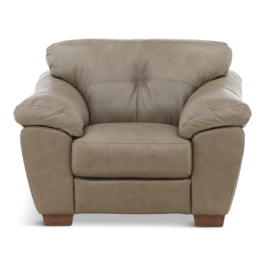Camy Leather Chair Taupe