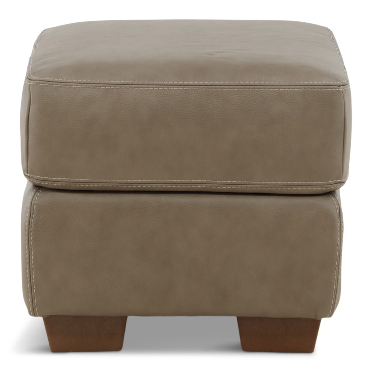 Camy Leather Ottoman