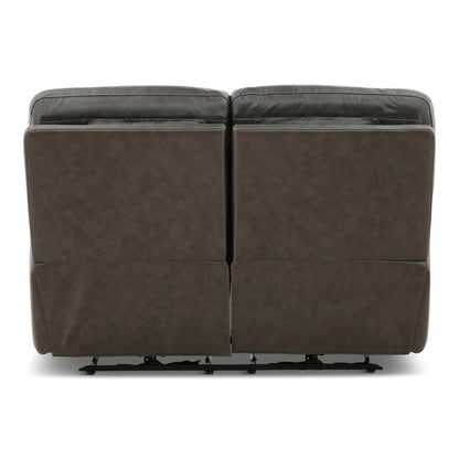 Flexsteel Walker Leather Power Reclining Loveseat