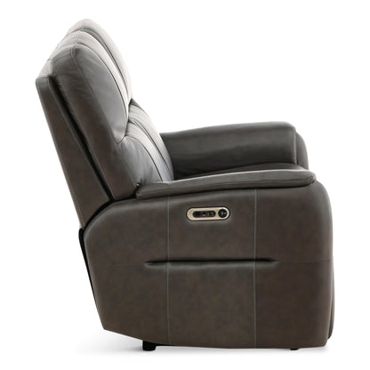 Flexsteel Walker Leather Power Reclining Loveseat