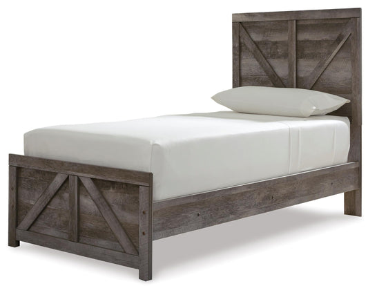 Wynnlow Crossbuck Panel Bed Twin