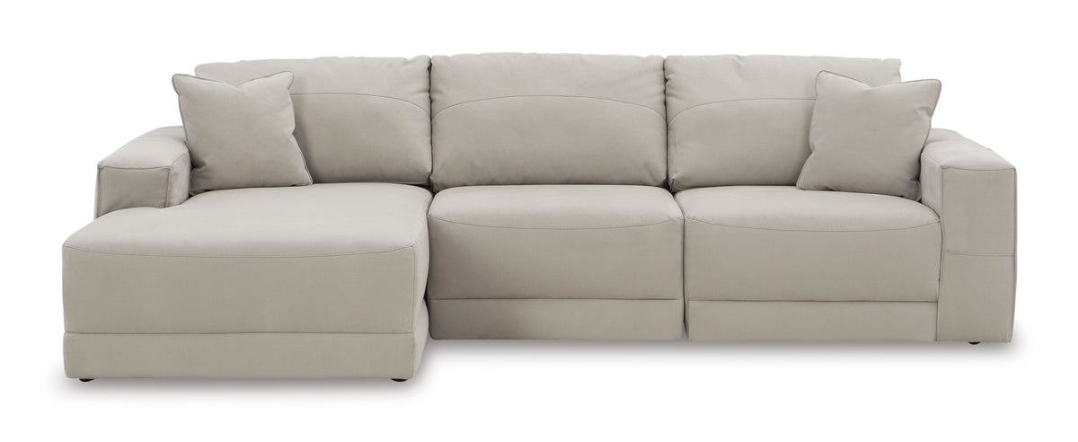Ashley Next-Gen Gaucho 3-Piece Sectional Sofa with Chaise Left-Facing