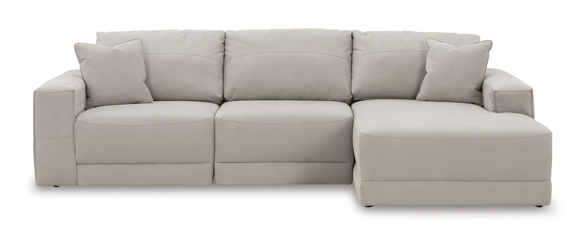 Ashley Next-Gen Gaucho 3-Piece Sectional Sofa with Chaise Right-Facing