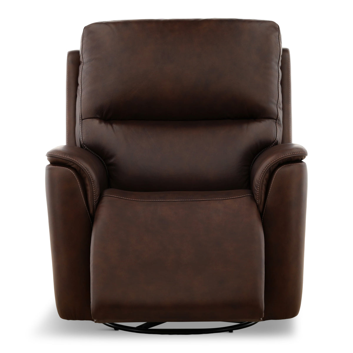 Flexsteel Karson Leather Power Swivel Glider Recliner