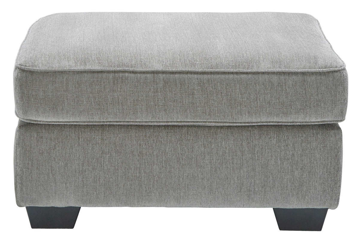 Altari Oversized Accent Ottoman Alloy