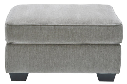 Altari Oversized Accent Ottoman Alloy