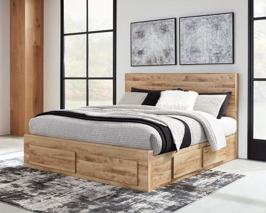 Hyanna Panel Storage Bed with 1 Under Bed Storage Drawer - alternate view