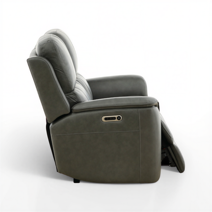 Flexsteel Grayson Leather Power Loveseat