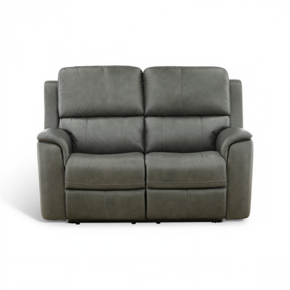 Flexsteel Grayson Leather Power Loveseat