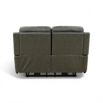 Flexsteel Grayson Leather Power Loveseat