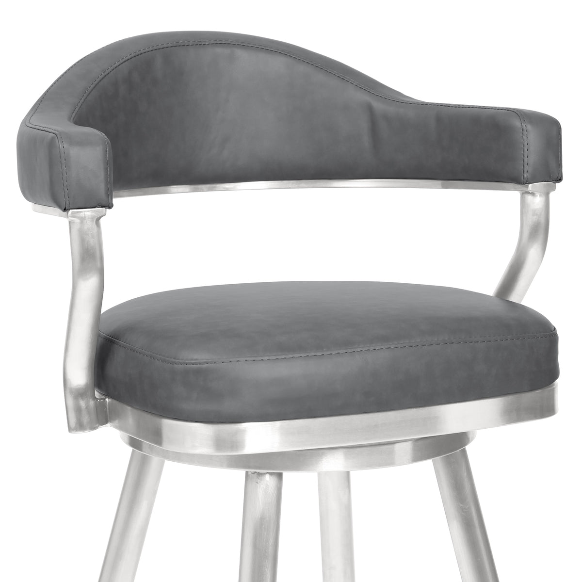 Justin 26" Counter Height Swivel Bar Stool