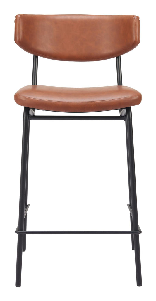 Charon Counter Stool (Set of 2) Vintage Brown